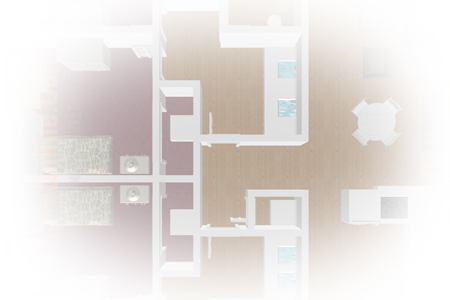 The image displayed is used for River's Edge at Fair Oaks Apartments 3D floor plan page link button